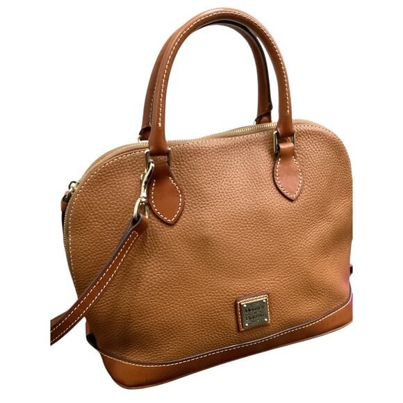 Dooney &Bourke Handbag/ Shoulder Bag Women’s 1Size Pebbled Leather Red Interior - Picture 2 of 10